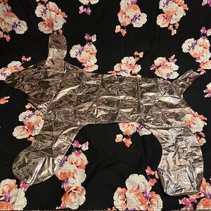 PINK Victoria's Secret Silver Dog Foil Balloon